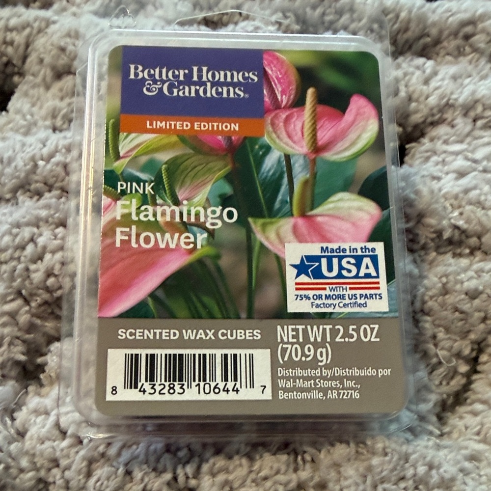 Better Homes & Gardens Pink Flamingo Flower Wax Cubes